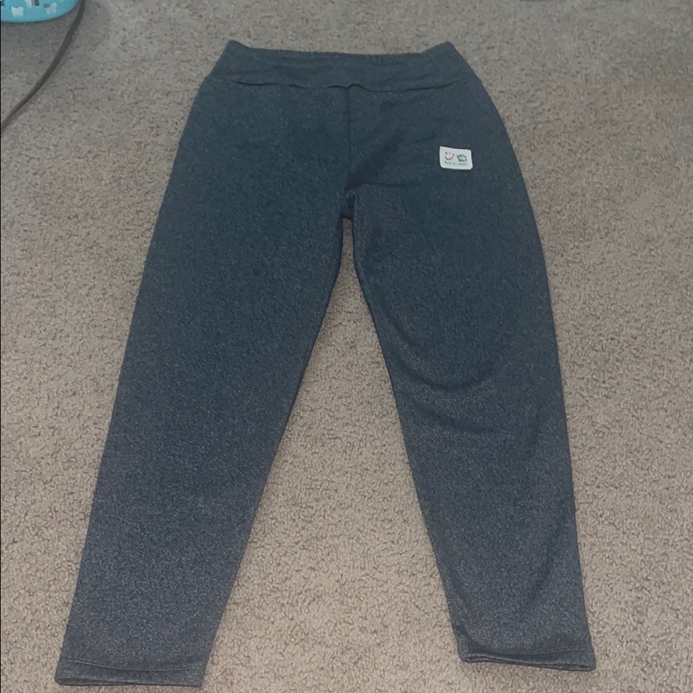 Old Navy Gray Leggings with Tapered Fit